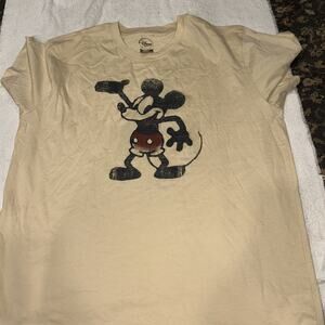 Disney Store Old School Mickey Mouse Graphic Shirt Men's Size Large